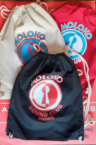 mochilas 15€</br>Contacta con nosotros:</br>molokosc@molokosoundclub.com ó al teléfono 626529967